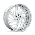 AF868 2PC 24X9 5X4.75 +5 BRUSHED RIGHT