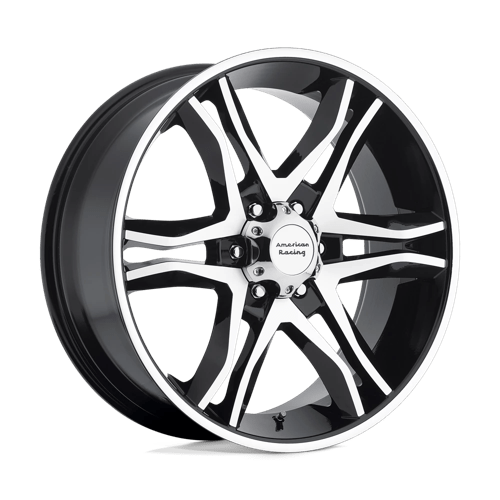 AR893 MAINLINE 17X8 6X5.5 G-BLK/MCH +25M