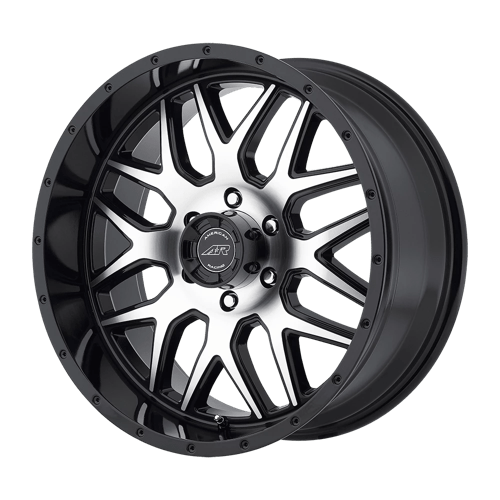 AR910 18X9 5X4.5 G-BLK MACH 00MM 83.1CB