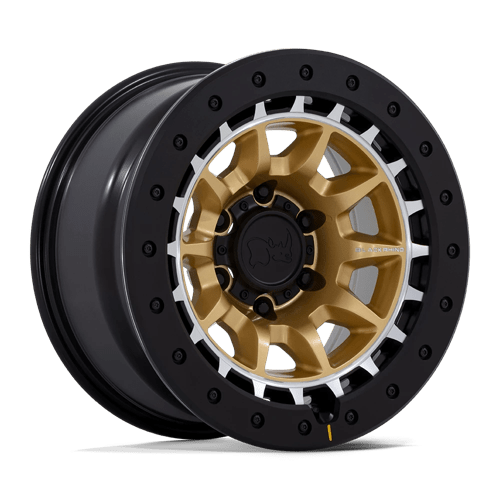 TUSK 17X8.5 5X5.5 78 -10 M-GOLD-MCH