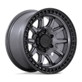 BR CALICO 17X8.5 5X5.0 71 M-GMTL BLK +0