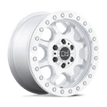 BR VENTURE 17X8 6X130 G-SLVR MACH 38MM