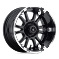 SIXER UTV 12X6.5 MACH G-BLACK -20MM