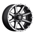 REBEL UTV 12X6 MACH MATTE BLACK -23MM