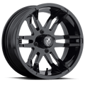 FLEX UTV 14X6.5 GLOSS BLACK -20MM