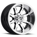 SHIFT UTV 12X6.5 MACH GLOSS BLACK -30M
