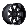 DARKSTAR 20X10 5X4.5/5 -18 M-BLK G-BLK