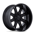 DARKSTAR 20X9 8X180 124 +1 M-BLK G-BLK