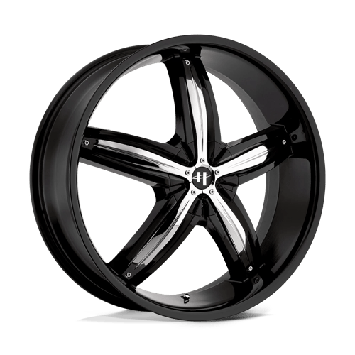 HE844 22X8.5 98-127 G-BLK/CHR +45MM