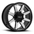 HE909 20X9 8X6.5 G-BLK MACH 0MM
