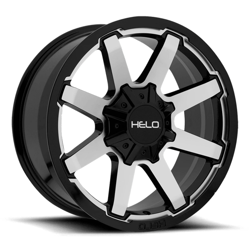HE909 20X9 8X6.5 G-BLK MACH 0MM