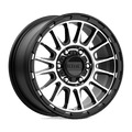 KM542 16X8 6X5.5 S-BLK MACH 00MM