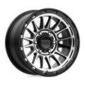 KM542 17X8.5 6X5.5 S-BLK MACH 00MM