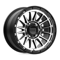 KM542 17X9 6X135 S-BLK MACH 18MM