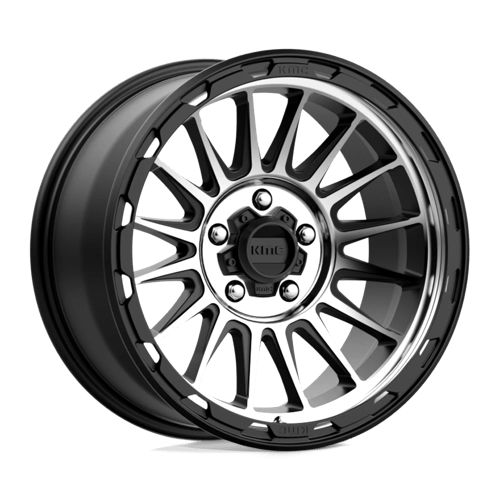 KM542 18X9 5X5.0 S-BLK MACH 00MM
