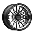 KM542 18X9 6X5.5 S-BLK MACH 00MM