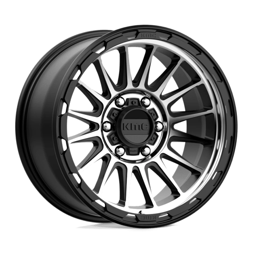 KM542 18X9 6X5.5 S-BLK MACH 00MM