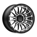 KM542 18X9 6X4.5 S-BLK MACH 18MM CB 66.1