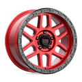 KM544 17X9 5X5.0 C-RED BLK-LP 18MM