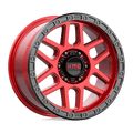 KM544 18X9 6X5.5 C-RED BLK-LP 18MM