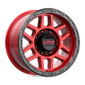 KM544 18X9 8X180 C-RED BLK-LP 18MM