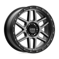 KM544 17X9 6X4.5 S-BLK GTCC 18MM CB 66.1