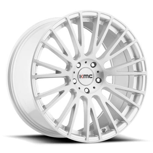 KM706 20X10 5X4.5 BRUSHED SLV 40MM