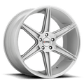 KM711 20X10.5 5X4.5 BRUSHED SLV 35MM
