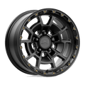 KM718 17X8.5 5X5.0 S-BLK 00MM