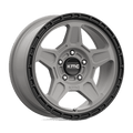 KM721 16X7 5X4.5 S-GRAY BLK LP 15MM