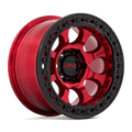 RIOT BL 17X9 6X5.5 RD-BLK-RG -12