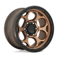KM541 17X8.5 6X5.5 M-BRZ BLK LP 00MM