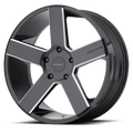 KM690 22X9 6X5.5 SG-BLK MILL 30MM