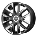 KM710 22X9.5 6X135/5.5 S-BLK CHR INS 30M