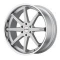 KM715 20X9 5X4.5 BRUSH SLV CHR LIP 30MM