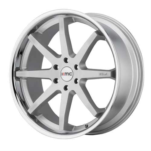 KM715 20X9 6X5.5 BRUSH SLV CHR LIP 30MM