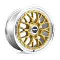 LSR 19X10 5X4.5 72 AU +25 GOLD & POL