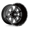 MO962 17X10 8X6.5 G-BLK MILL -24MM