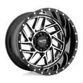 MO985 22X10 8X6.5 GOLD W/BLACK CAP -18MM