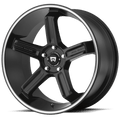 MR122 18X9 5X100 S-BLK/MCH +45MM