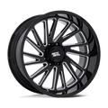 COMBAT 22X12 8X180 124 -44 G-BLK MILL