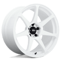 BATTLE 18X8 5X4.5 72 +43 WHITE
