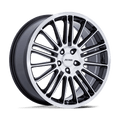 P1D 17X8 5X110 72 +40 G-BLK MACH