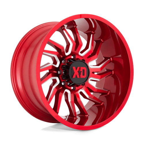 XD858 22X10 8X170 CANDY RED MILLED -18MM