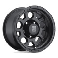 XD122 17X9 6X5.5 MATTE BLACK -6MM KIT