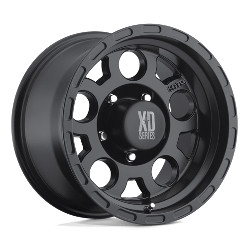 XD122 17X9 6X5.5 MATTE BLACK -6MM KIT