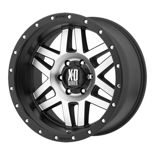 XD128 18X9 5X5.0 S-BLK GLD CLR 18MM