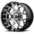 XD203 22X10 6X135 G-BLK/G-BLK/MILL -18MM