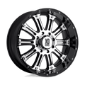XD795 HOSS 22X9.5 6X5.5 G-BLK/MCH +30MM