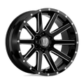 XD818 20X10 5X5.5 G-BLK MILL -24MM
